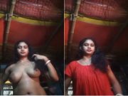 Bengali Boudi Showing Big Boobs